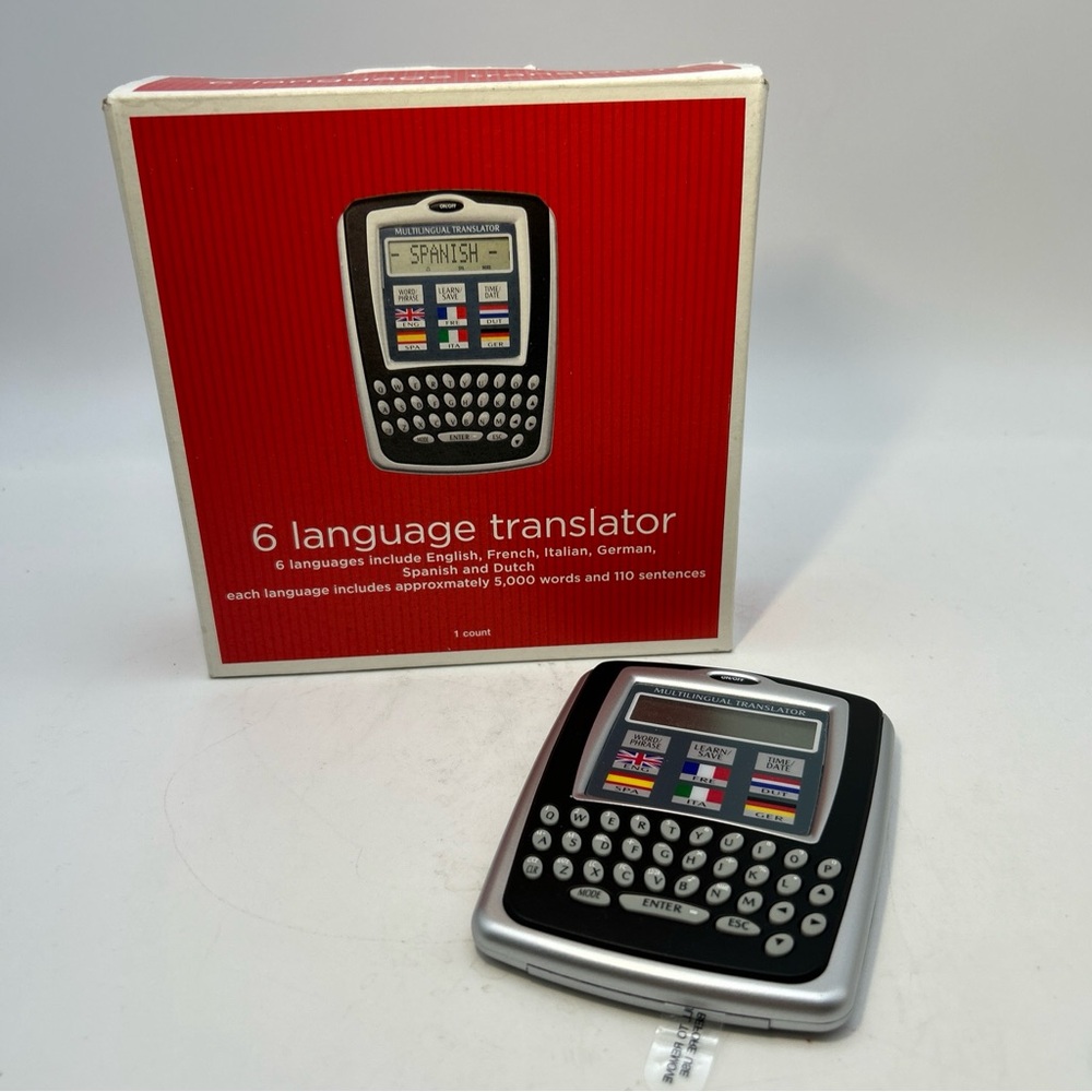 Translator 6 Languages 5000 Words French Italian German Spanish Dutch(see Desc)